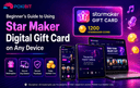StarMaker digital gift card guide banner with mobile and laptop screens.