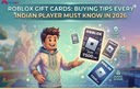 Indian gamer with Roblox gift cards showing safe buying tips and best value in 2026